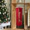 36" Red & Green Vertical Hanging Christmas Decoration Organizer Storage Bag
